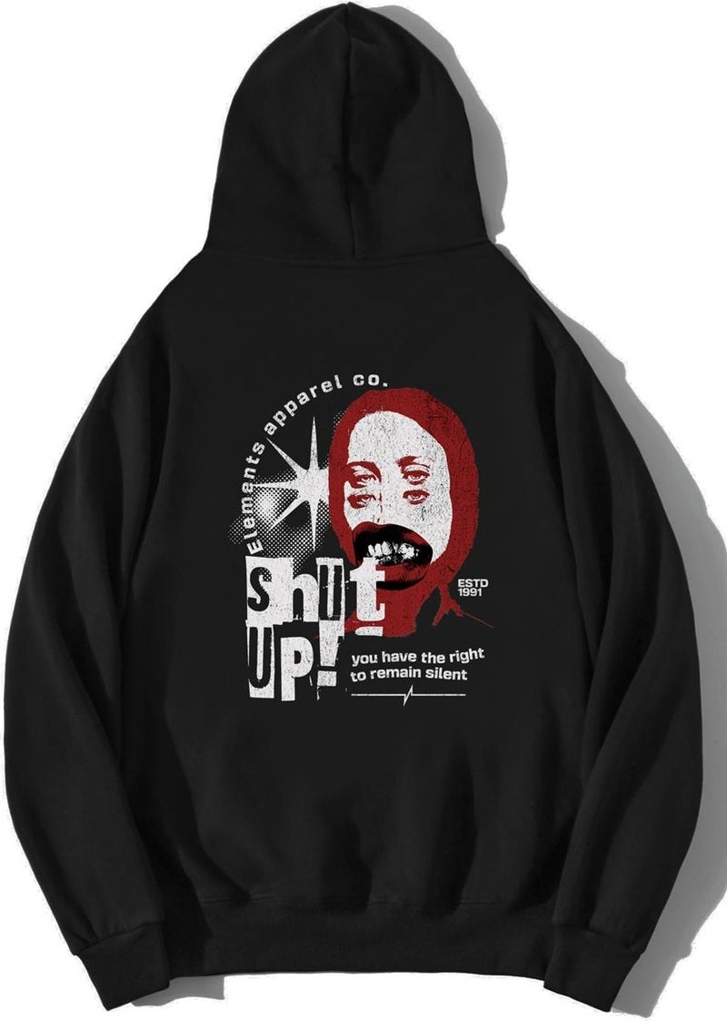 Unisex Oversize Shut Up Hoodie