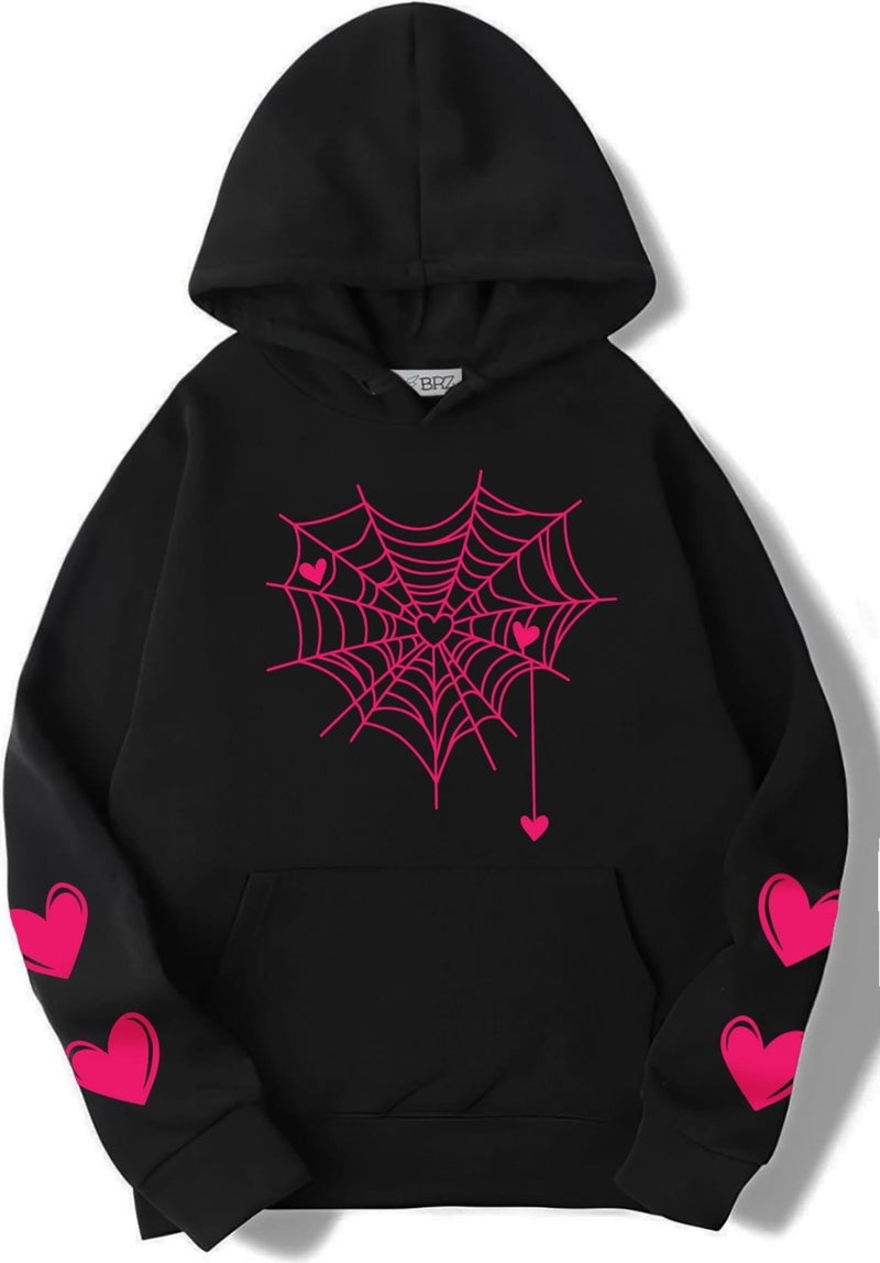 Oversize Love Spider Hoodie