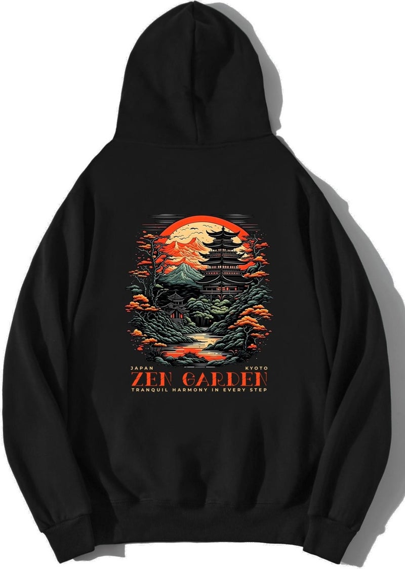 Unisex Oversize Zen Garden Hoodie