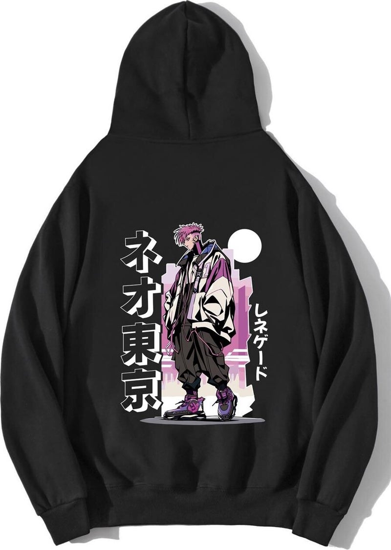 Oversize Tokyo City Vs Man Hoodie