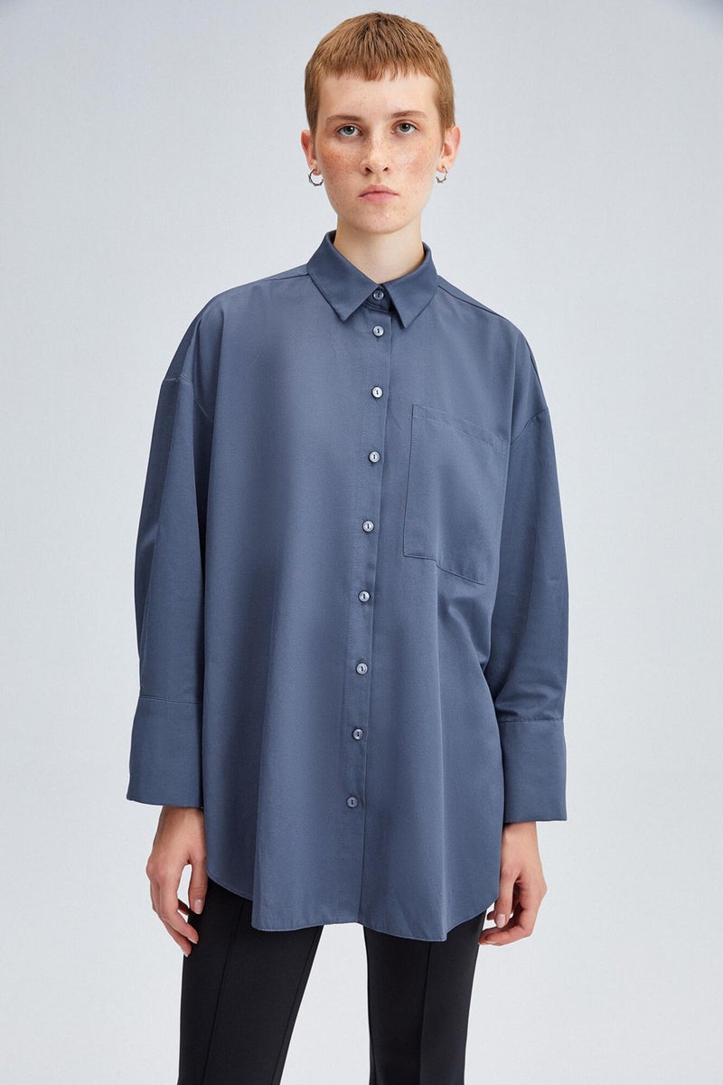 Relax Fit Poplin Shirt