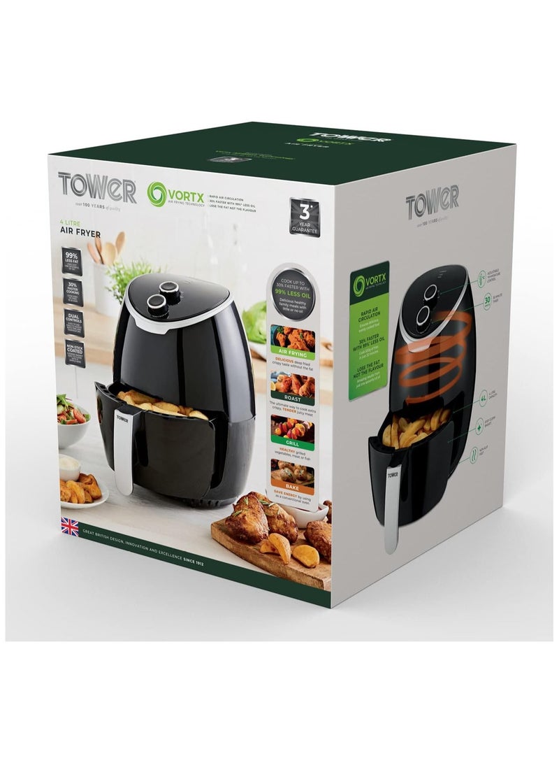 Tower Vortx Air Fryer 4L Black 1400w