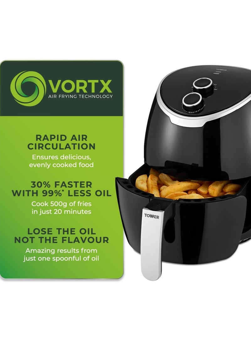 Tower Vortx Air Fryer 4L Black 1400w