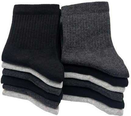 Women's Basic Solid Colors 12 Pairs Tennis Socks