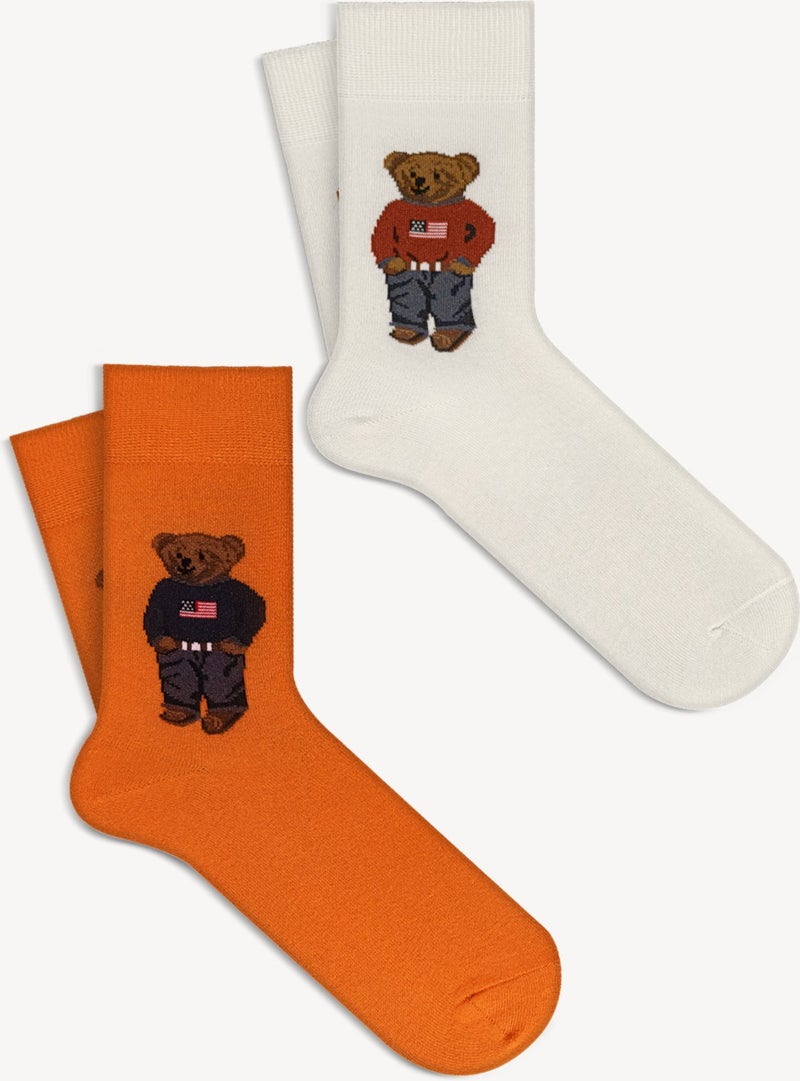 4-Piece Teddy Bear Socks