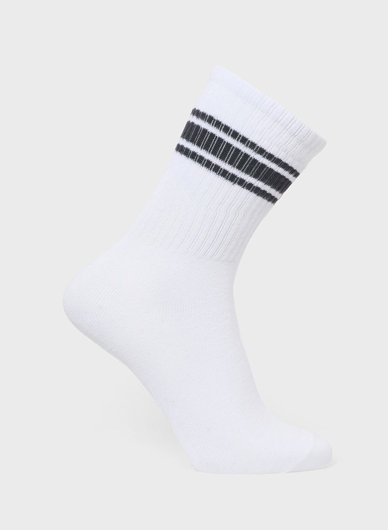 Youth 5 Pack Logo Socks