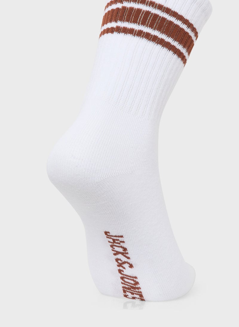 Youth 5 Pack Logo Socks