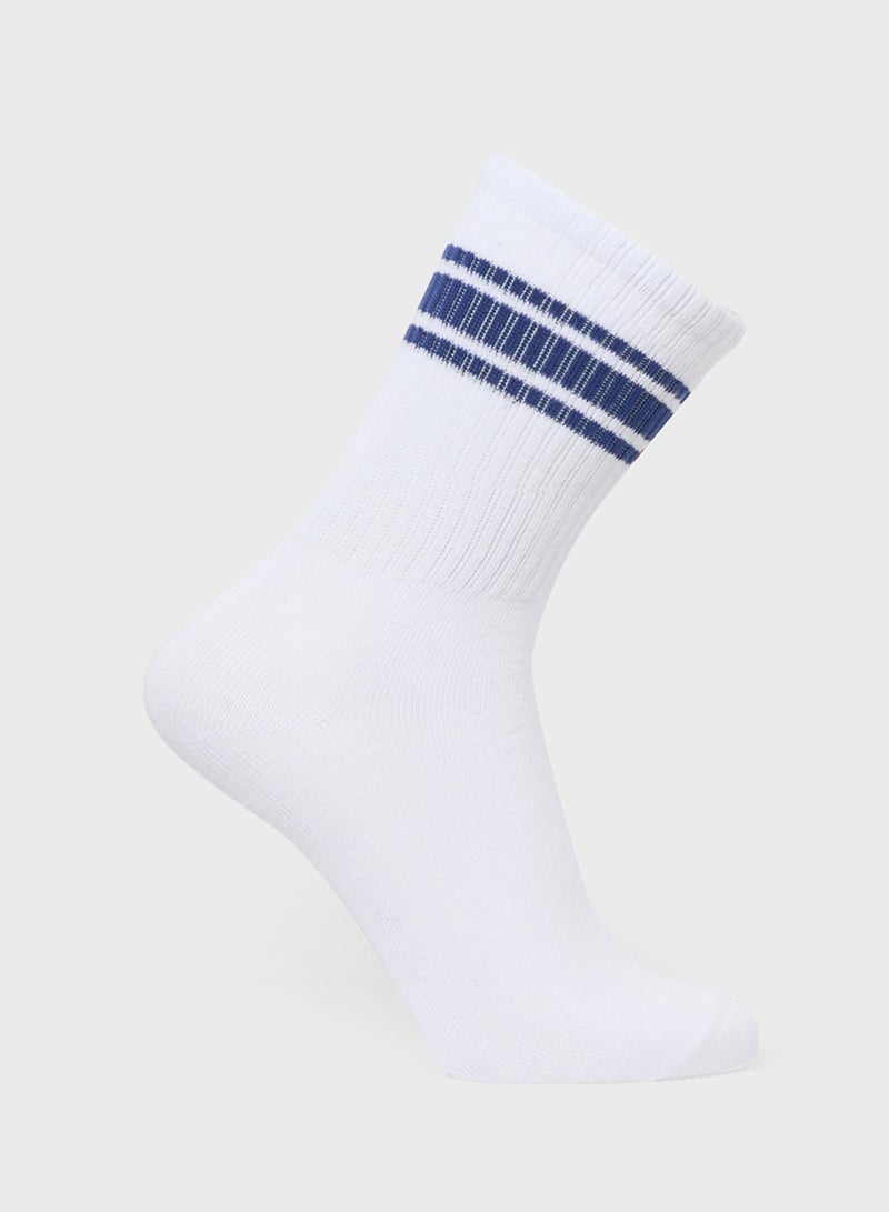 Youth 5 Pack Logo Socks