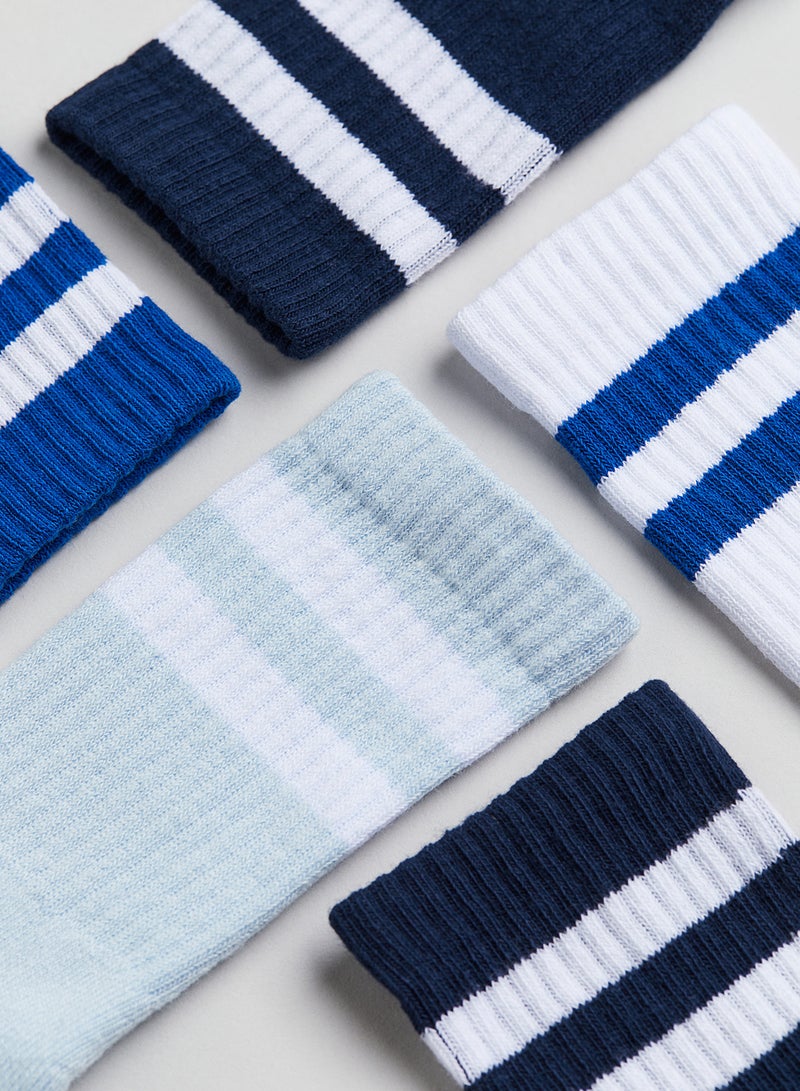 5-Pack Ribbed Socks