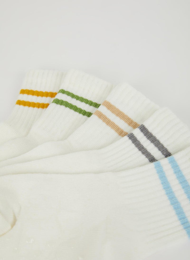 Seamless 5-Pack Cotton Long Socks