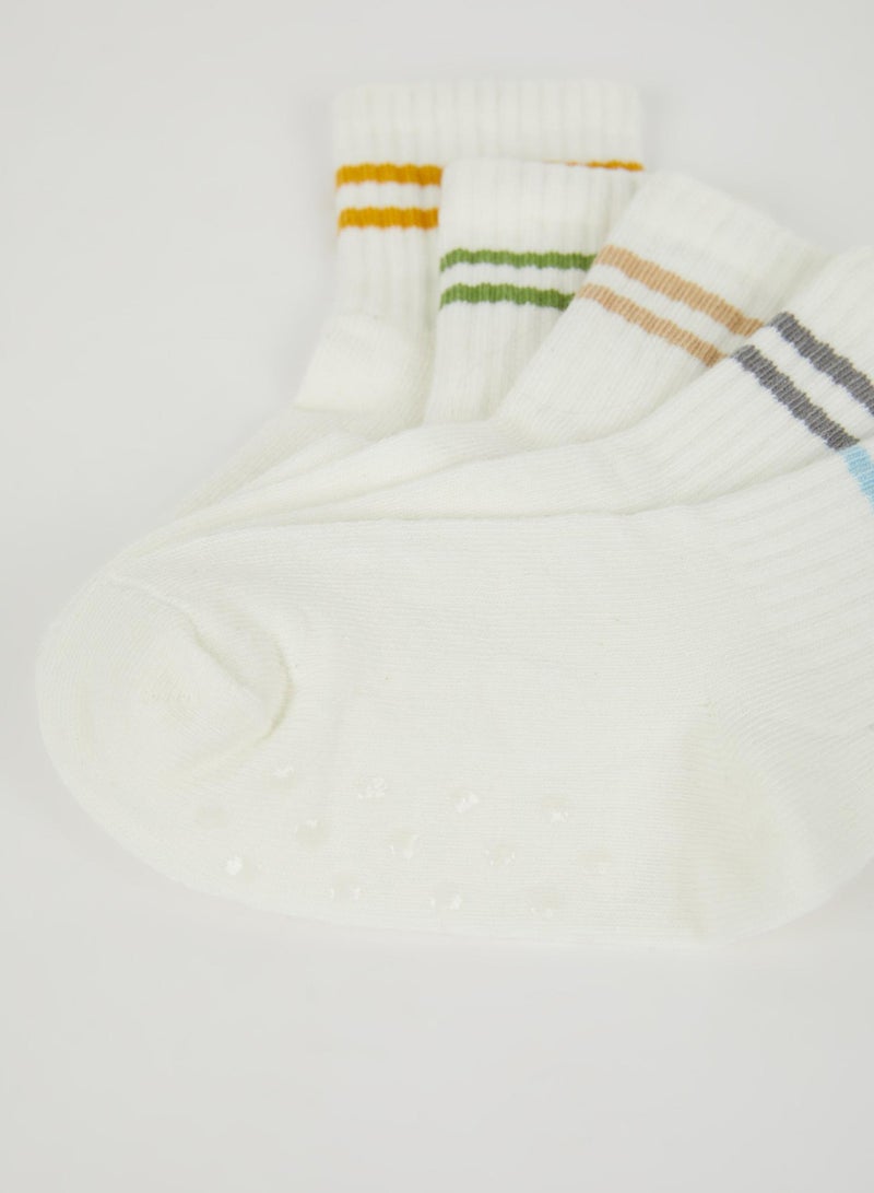 Seamless 5-Pack Cotton Long Socks