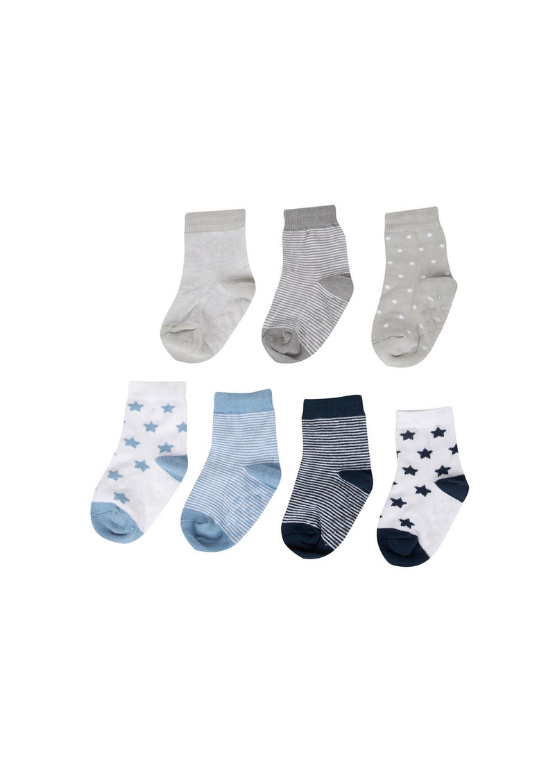 Seamless 7-Pack Cotton Long Socks