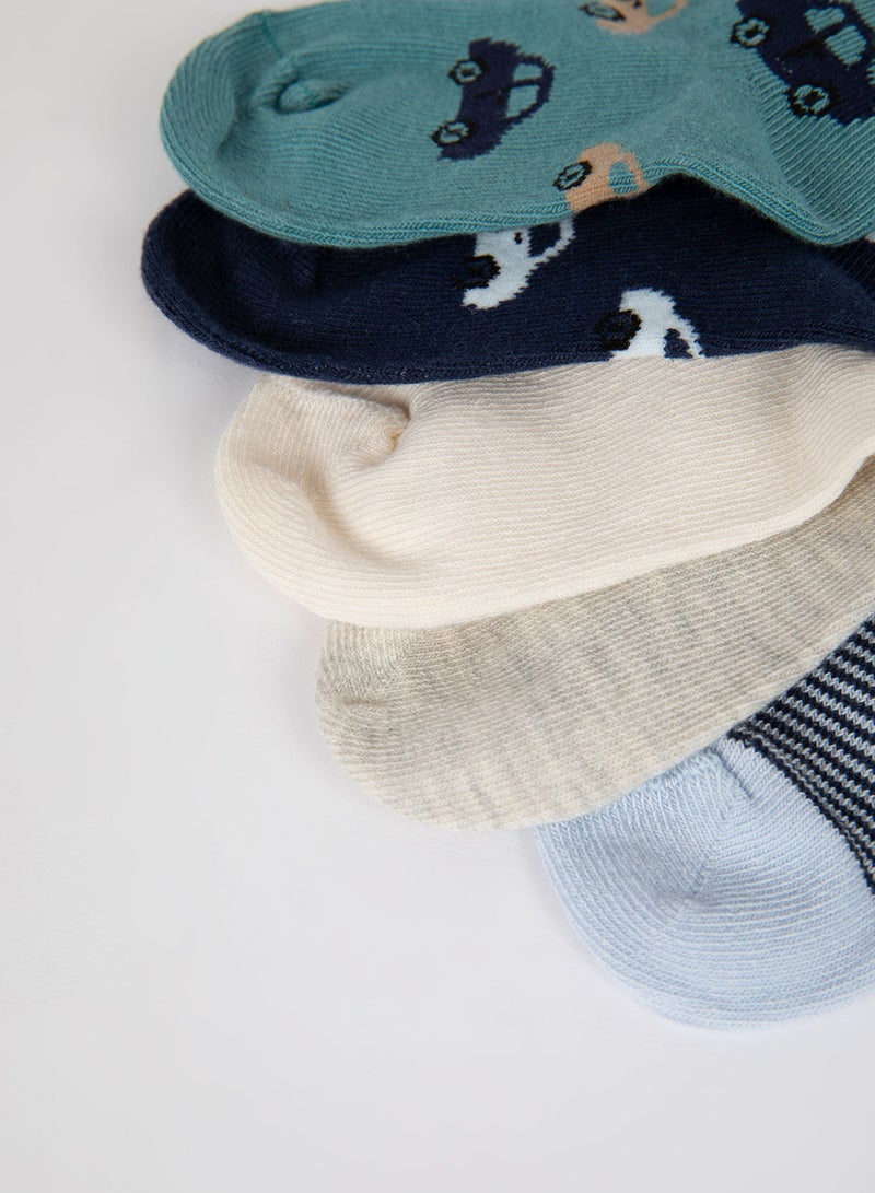 5-Pack Cotton Long Socks