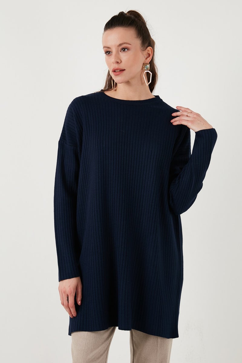 Knitwear Modest Crew Neck Sweater Women's Sweater 4616152