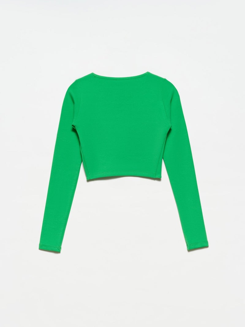 30111 Long Sleeve Top-Light Green