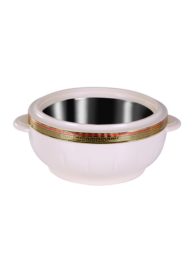 Classic Casserole With Lid White 2.5Liters