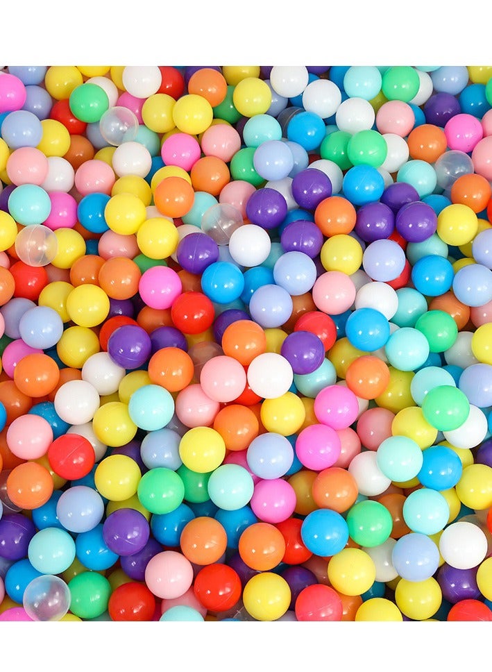 60 Pcs Colorful Soft Plastic Ocean Fun Ball Balls Baby Kids Tent Swim Pit Toys Game Gift 7cm (Candy Color)