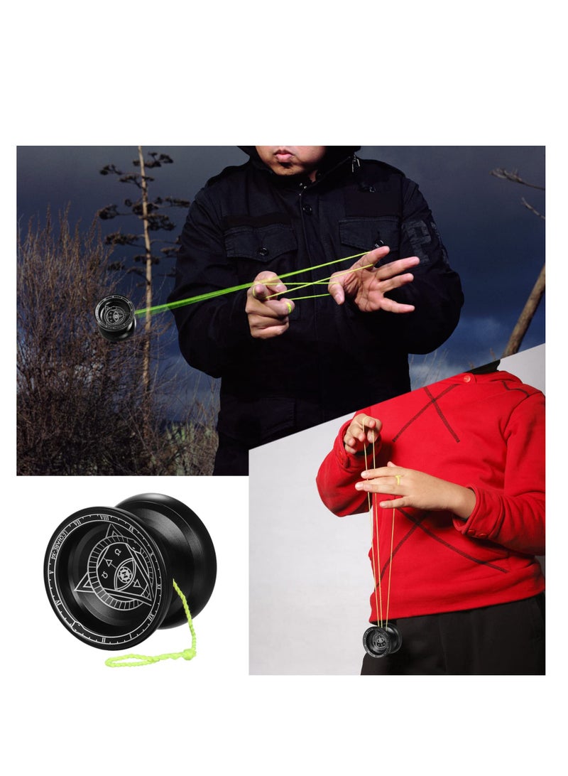 Professional Responsive Aluminum Yoyo for Kids and Beginners with Gift Strings and Glove