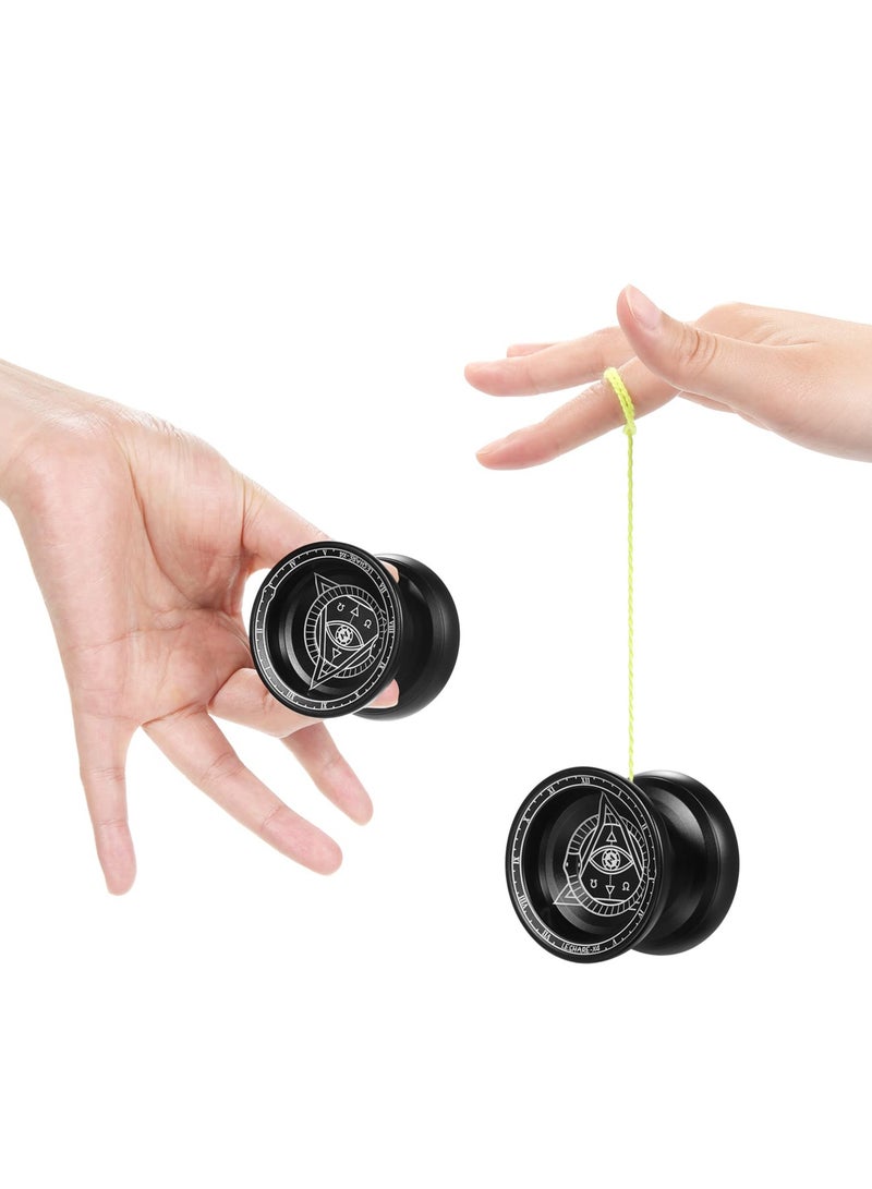 Professional Responsive Aluminum Yoyo for Kids and Beginners with Gift Strings and Glove