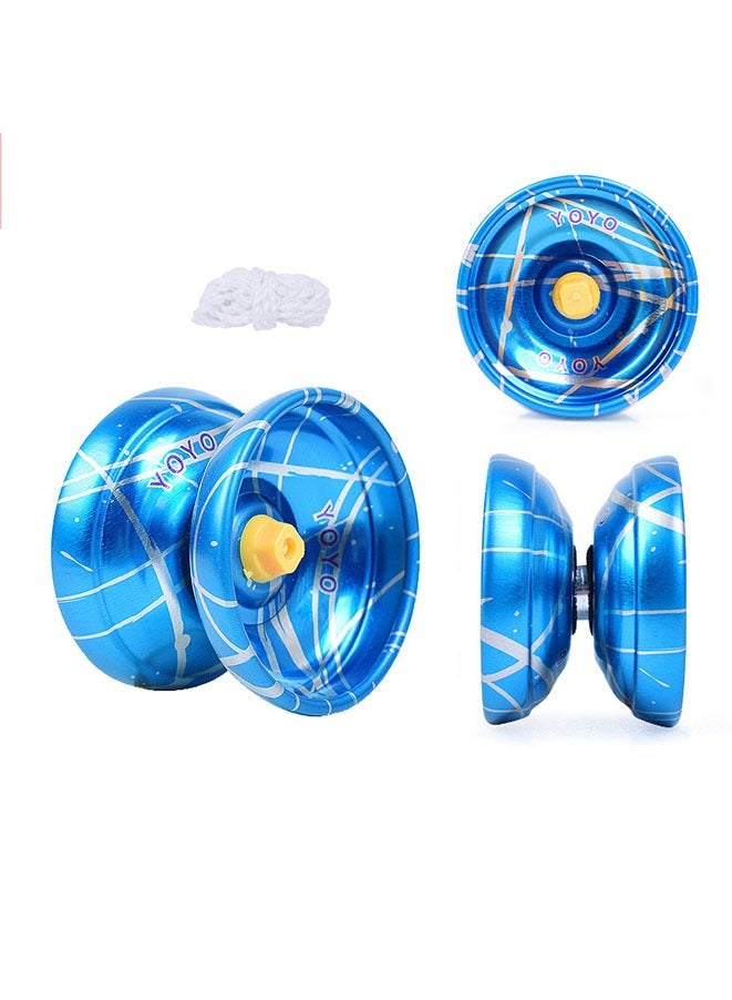 Alloy Yoyo,5Pcs Responsive Yoyo for Kids Beginners, Professional Trick Yoyo with Stable and Sturdy String, Multipack Colorful Alloy Yoyo Ball for Kids Party Favors