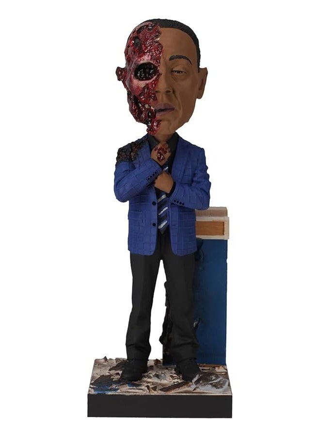 Royal Bobbles Breaking Bad Gus Fring Face Off Collectible Bobblehead Statue