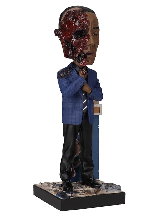 Royal Bobbles Breaking Bad Gus Fring Face Off Collectible Bobblehead Statue