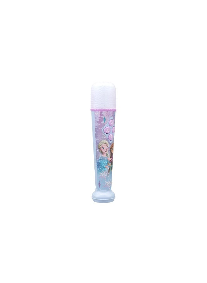 eKids Disney Frozen Karaoke Microphone for Kids, Bluetooth Microphone Includes Built-in Music and Light Show, Designed for Fans of Frozen Toys