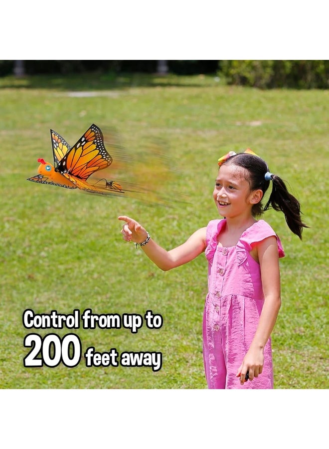 Zing Go Go Bird - Remote Control Flying Toy - Looks and Flies Like A Real Butterfly - Great Starter RC Toy for Boys and Girls (Butterfly)