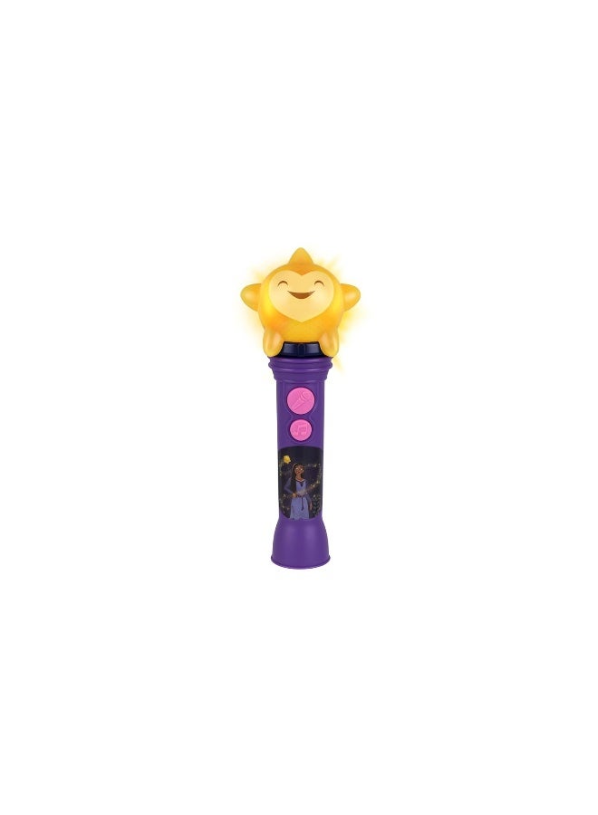 eKids Disney Wish Toy Microphone for Kids, Musical Toy with Built-in Music, Kids Microphone Designed for Ages 3 and Up