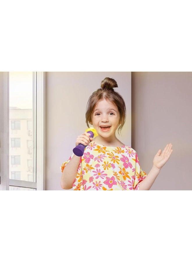 eKids Disney Wish Toy Microphone for Kids, Musical Toy with Built-in Music, Kids Microphone Designed for Ages 3 and Up