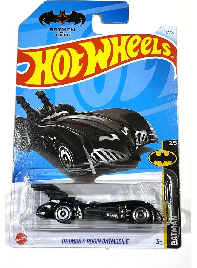 Hot Wheels 2024 - Batman & Robin Batmobile - Black - Batman 2/5