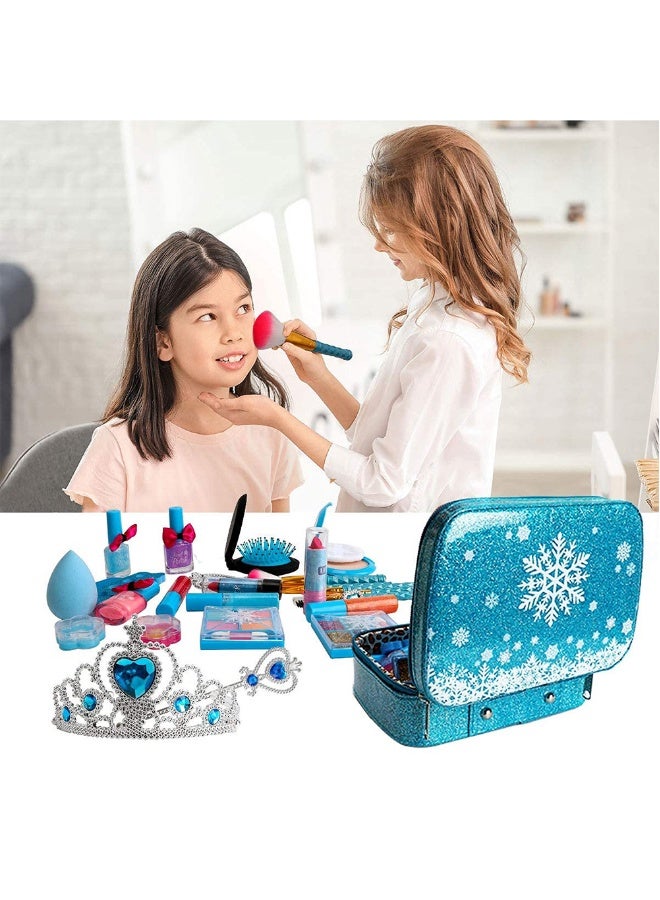 Kids Makeup Kit for Girls, Unicorn Makeup Set, Real Washable Make up Kit for Little Girl Princess Toddler Makeup for Kid Birthday Gifts Unicorn Toys for Girls