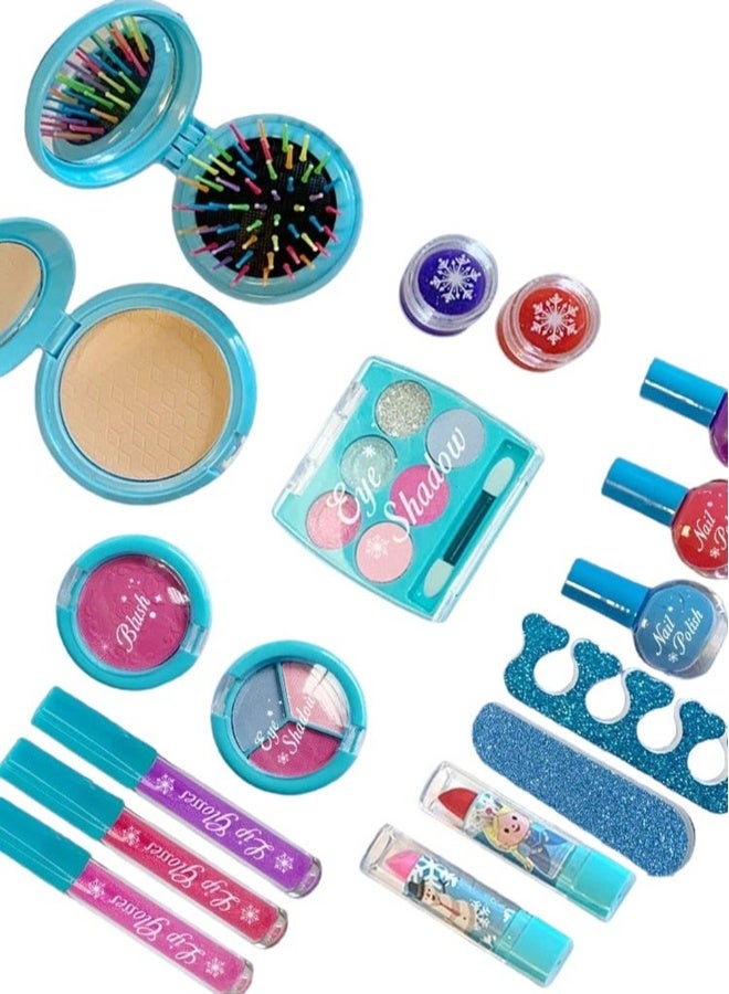Kids Makeup Kit for Girls, Unicorn Makeup Set, Real Washable Make up Kit for Little Girl Princess Toddler Makeup for Kid Birthday Gifts Unicorn Toys for Girls