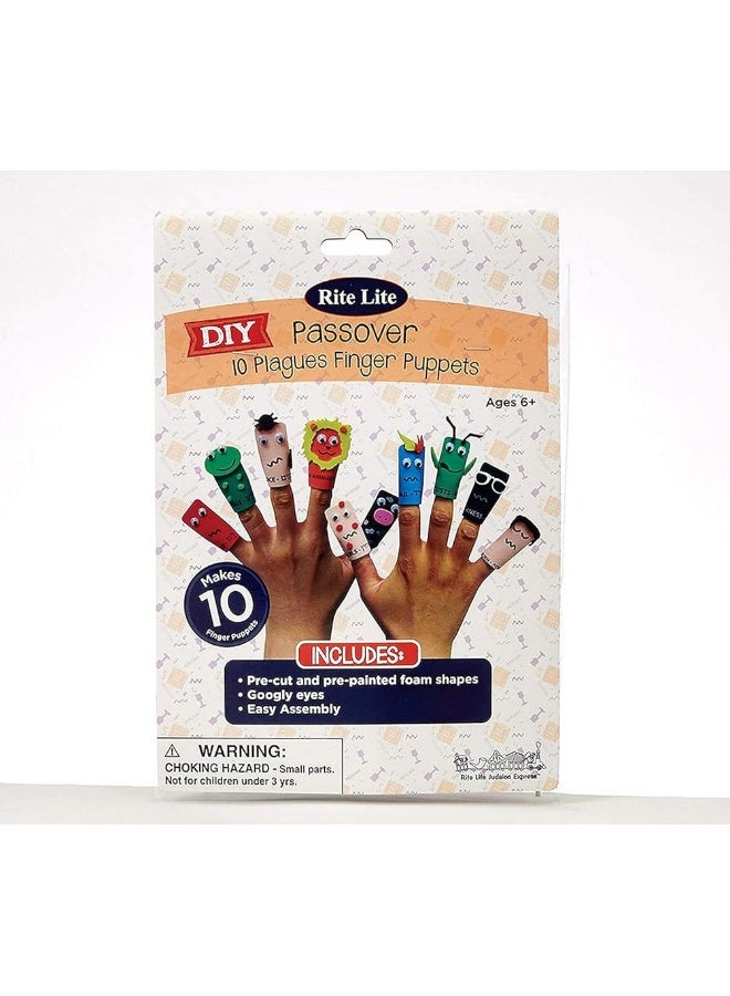 Passover Finger Puppets 10 Plagues By Rite Lite | Pesach Seder Gifts Fun Jewish Holiday Party Decor Storytelling Playful Learning Goodie Bag Favors!