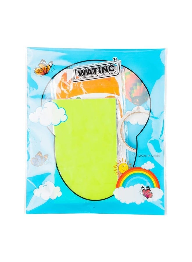 WATINC 9Pack Monster Hand Puppets Art Craft Paper Sock Puppet Toys DIY Making Your Own Puppet Kits Early Learning Classroom Family Storytelling Games Pretend Party Supplies Valentine's Day Gift