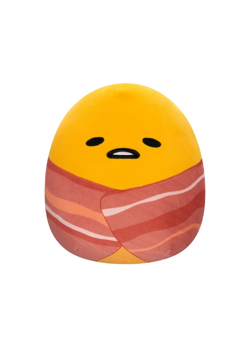 Little Plush 8 inch Sanrio Core Gudetama Wrapped in Bacon Officially Licensed Kellytoy Plush Toy Colorful Soft Gift for Kids Girls & Boys Washable Squishy Stuff Toy Multicolor All Age