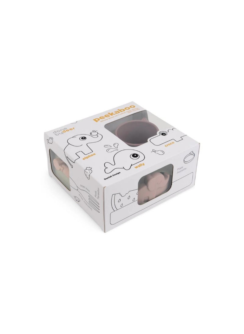 Done by Deer – Peekaboo First Meal Set Deer Friends – Powder