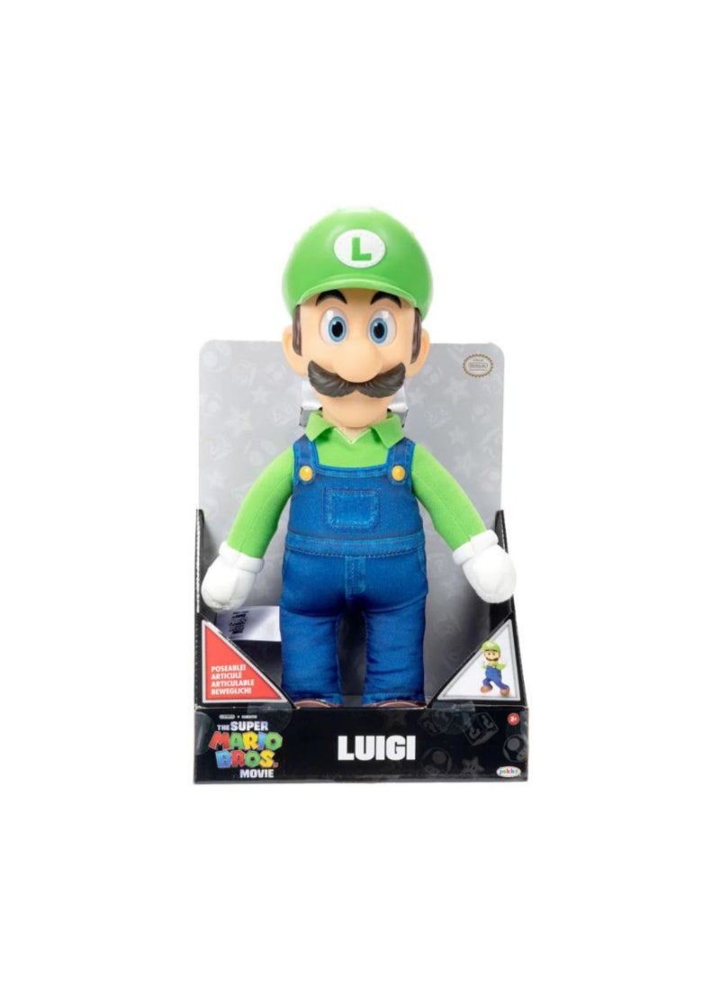 Nintendo Super Mario Movie 15″ Plush – Luigi