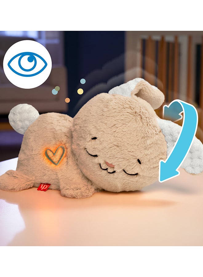 Slumber Bunny - Portable Plush Toy With Music And Light For Newborns, Baby Toy From Birth, Baby Shower And Newborn Gift, Hxg97