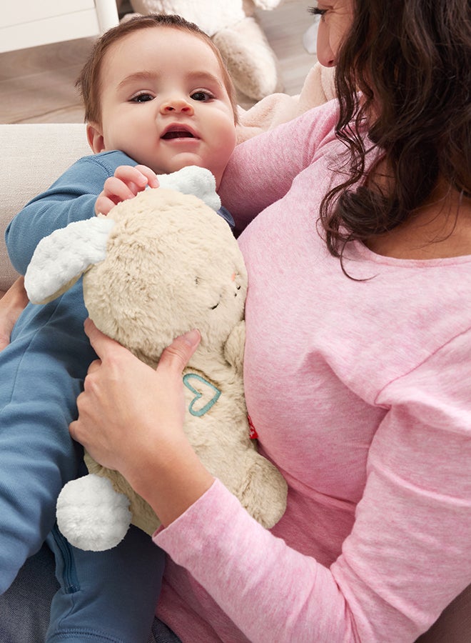 Slumber Bunny - Portable Plush Toy With Music And Light For Newborns, Baby Toy From Birth, Baby Shower And Newborn Gift, Hxg97