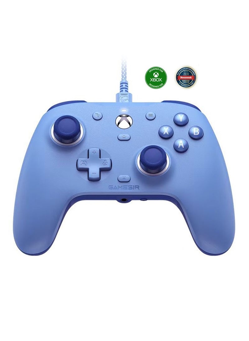 Professional Gamepad GameSir G7se Wired Color Gaming Controllers for Xbox Series X/S, Xbox One, Windows 10/11 Plug Steam and Play Gamepad with Hall Effect Joysticks/Hall Trigger Blue