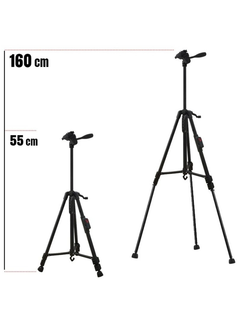 DC-800 Portable Tripod with Self Timer – Lightweight Adjustable Stand for Perfect Photography and Videography