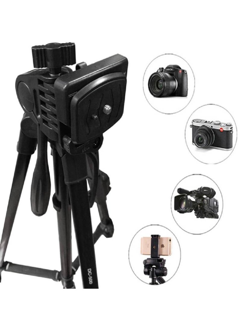 DC-800 Portable Tripod with Self Timer – Lightweight Adjustable Stand for Perfect Photography and Videography