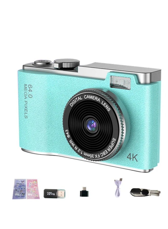 LK003 2*4 Inch Dual-lens 4K HD CCD Camera Retro Kids Camera