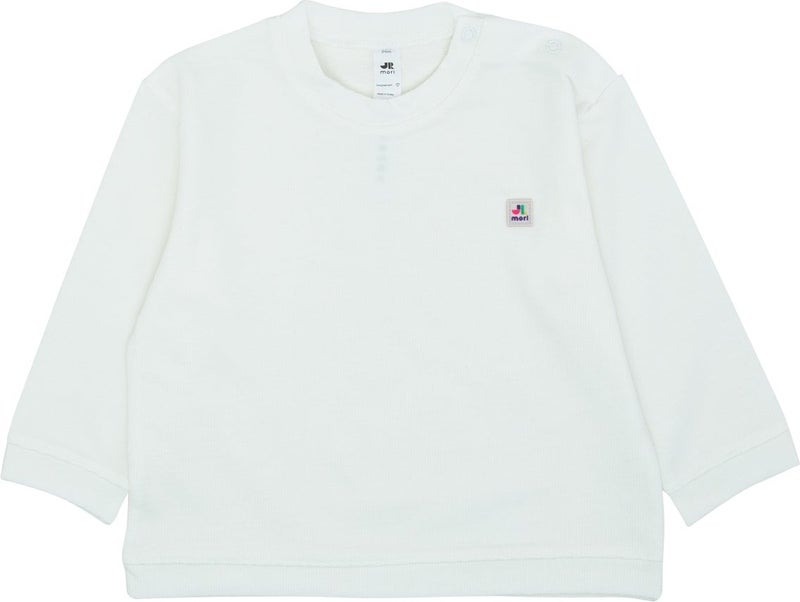 Basic Sweatshirt with Snap on Shoulders