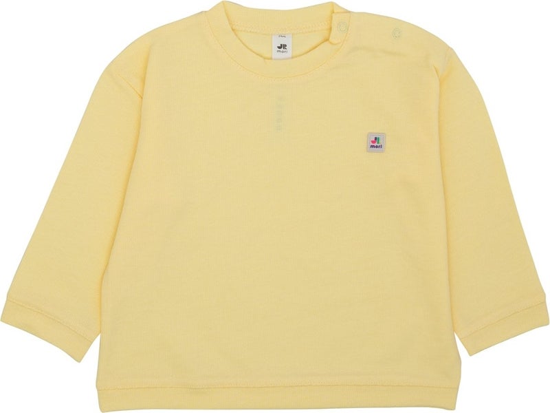 Basic Sweatshirt with Snap on Shoulders