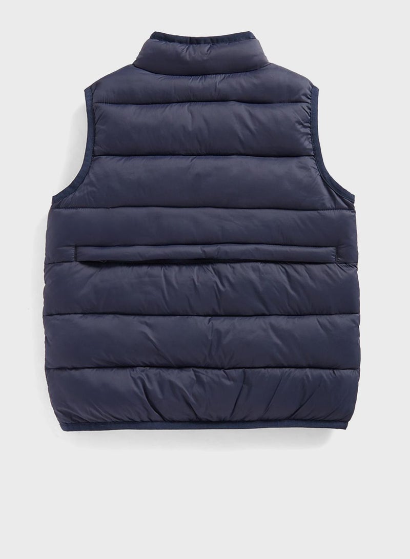 Kids Essential Puffer Vest Jacket