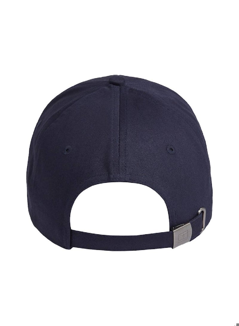 Men's Corporate Six-Panel Baseball Cap, Blue - Cotton