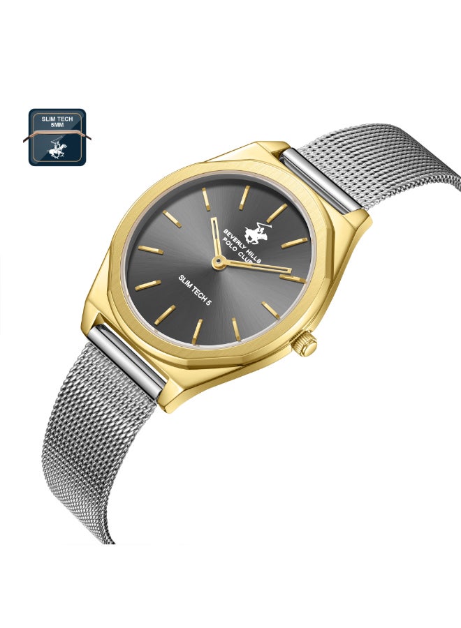 BEVERLY HILLS POLO CLUB Women's Analog Gun Dial Watch - BP3711X.260