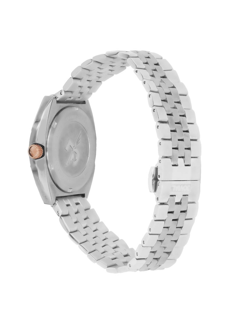 Women's Fashion metal band watch, 40mm, Grey Dial